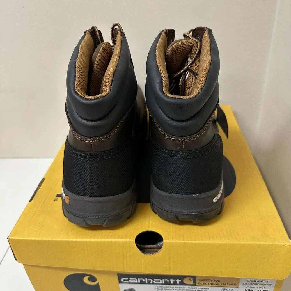 Carhartt Safety Toe Electrical Hazard Work Boots Flex 6